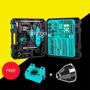 Набор электрической Нефритовой мельницы для дерева, ASJ-15 г., электрическая шлифовальная машина для корня дерева, 6 зубчатых мини электрических сверл, набор для шлифовки, полировки, резки