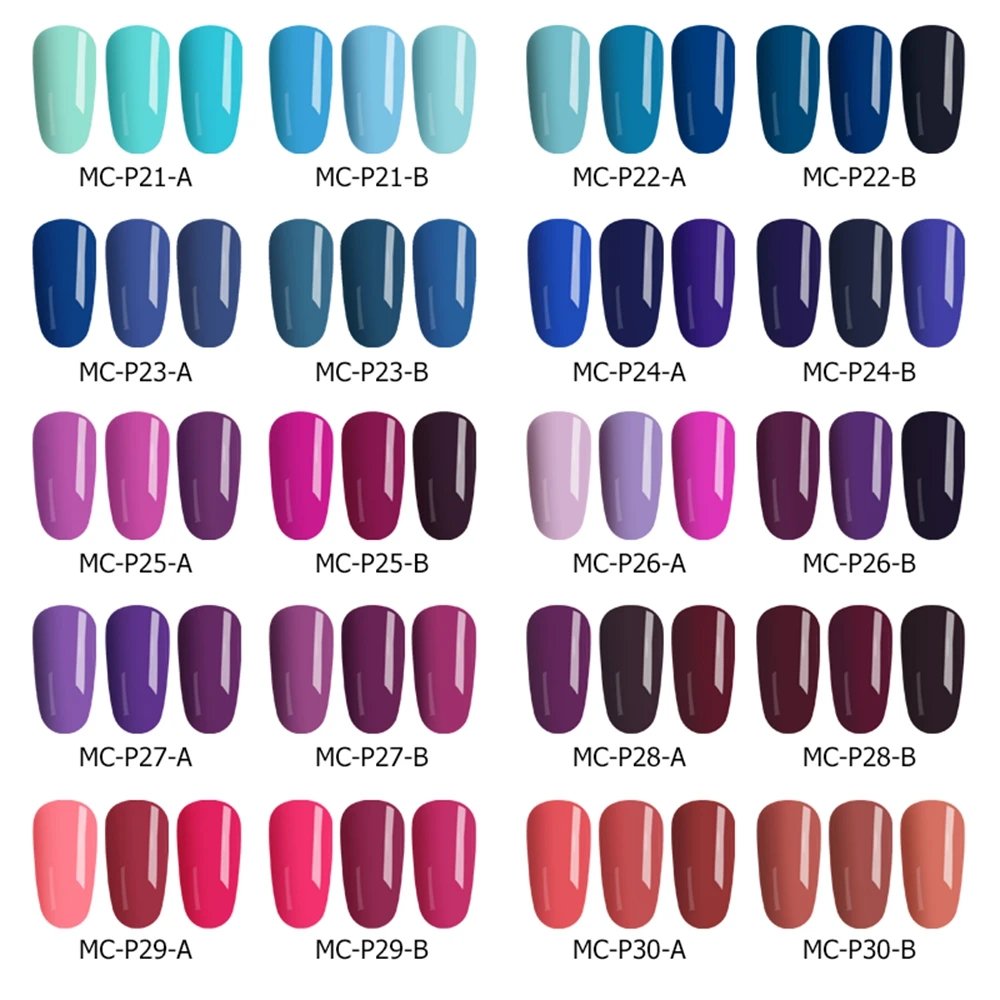 MIZHSE Набор лаков для ногтей Гель лак наращивания впитывающий УФ Полупостоянный