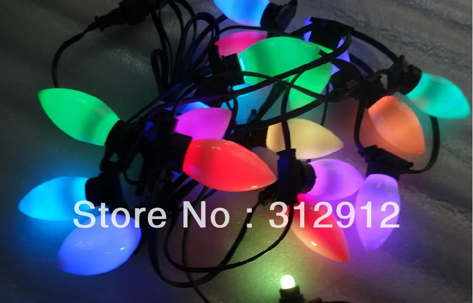 50 узлов DC12V WS2811 LED technicolor pixel водонепроницаемый полный цвет с гладкой крышкой milky