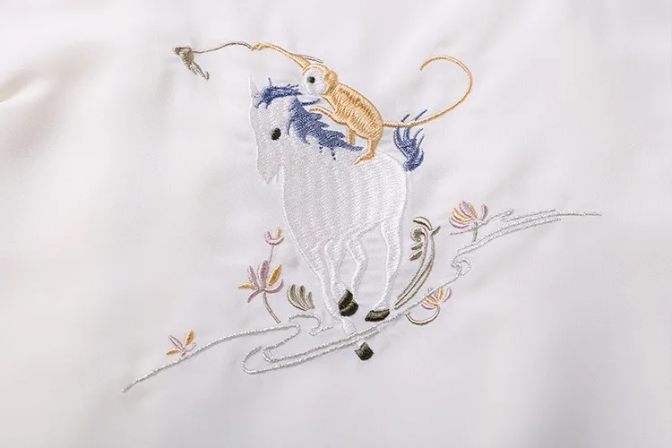 Женский комплект Листок лотоса в китайском стиле ханьфу из 3 предметов: шифоновая