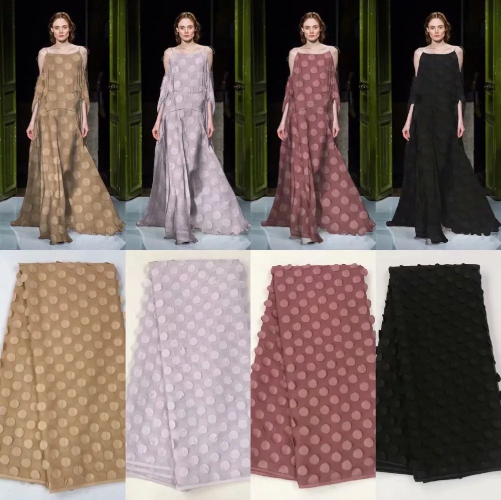 Последние 3D бахрома является высокое качество африканский тюль кружево ткань