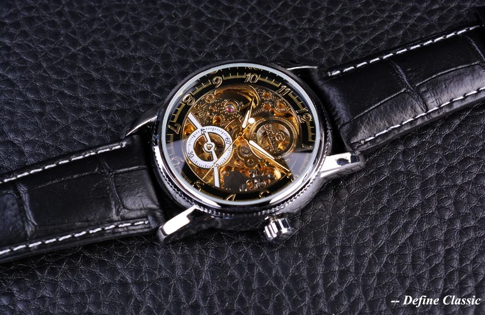 Часы наручные FORSINING мужские автоматические классические брендовые в стиле