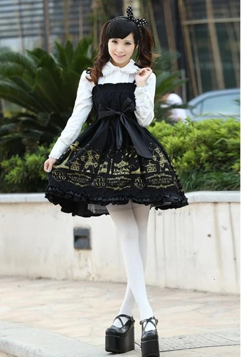 

Lolita cute dress Slim sweet dress retro fashion Lolita costume