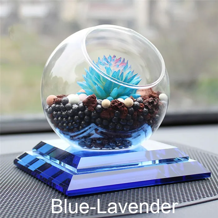 Blue-Lavender Автомобиль орнамент автомобилей Zeolite духи сиденье кристалл авто украшение приборной панели завод Арома диффузор аксессуары Подарки - Название цвета: Blue-Lavender