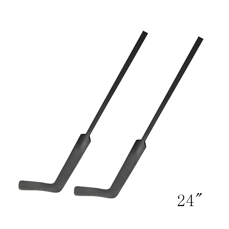 24 2 шт. Вратарская хоккейная клюшка прочная 2", 24", 2", 26", 2", комплект для роликовых роликов, тренировочная хоккейная вратарская клюшка - Цвет: 24