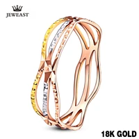 18k pure gold color ring trendy design smart women fine jewelry miss girl gift party discount 2020 new good nice like beauty