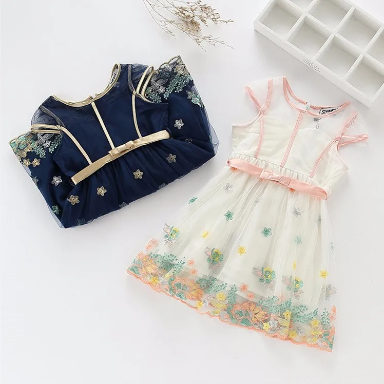 DKDGNY 3-10 Year Girls Lace Dress Princess for Baby Summer 2018 Kids Brand Party Dresses Children Clothing | Детская одежда и