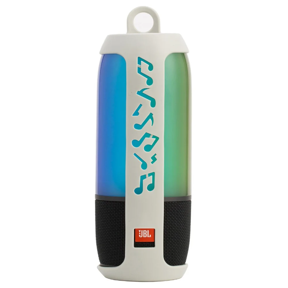 Soft Silicone Gray 2 в 1 жесткий EVA контейнер для хранения на молнии сумка+ Мягкий силиконовый чехол для JBL Pulse 3 Bluetooth динамик для JBL Pulse3 чехол - Цвет: Soft Silicone Gray