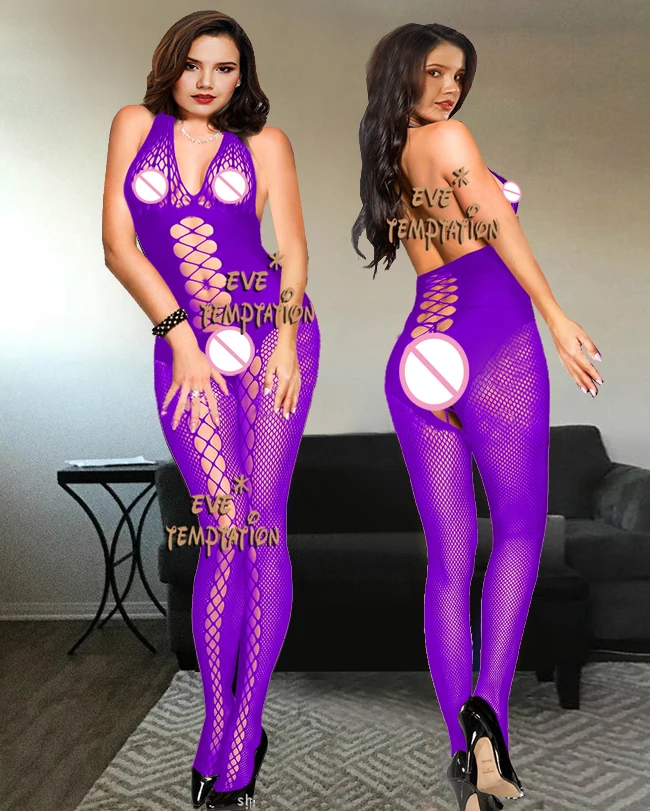 Сексуальная одежда для сна нижнее белье Babydoll боди сетчатые чулки-боди искушение интимный комбинезон ночное белье подвязки ночные рубашки W113