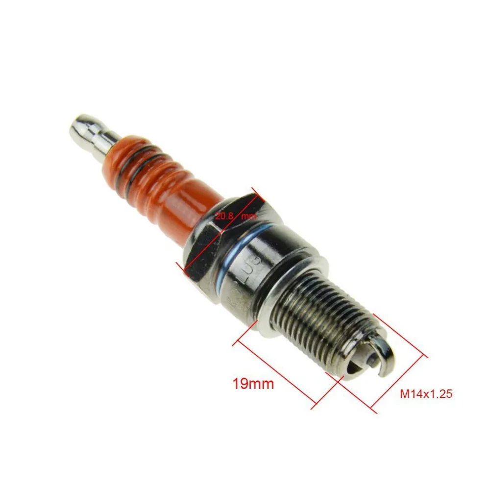 GOOFIT F7TC свечи зажигания для GX120 GX160 GX200 GX240 GX270 GX340 GX390 двигатель генератор газонокосилка трактор, почвенная фреза, H058-043