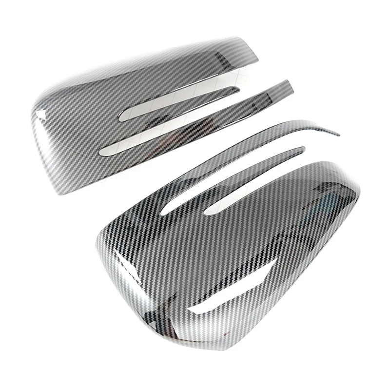 1 пара крышки для зеркала из углеродного волокна подходит Mercedes Benz A B C E GLA Class W204 W212