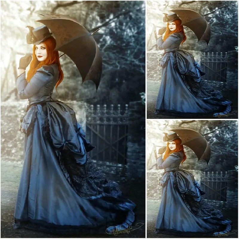 История! Изготовленные На Заказ винтажные костюмы 17 века платье эпохи