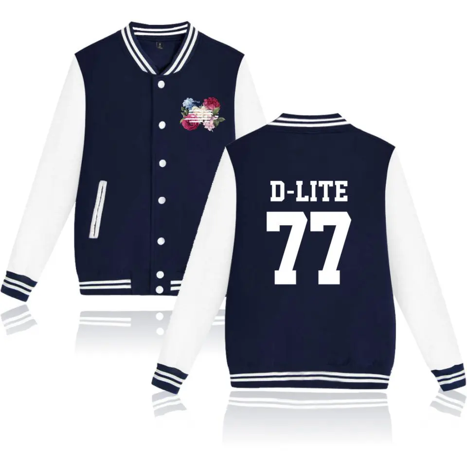 Новая модная Корейская куртка Bigbang Flower Road K Pop Повседневная зимняя женская в
