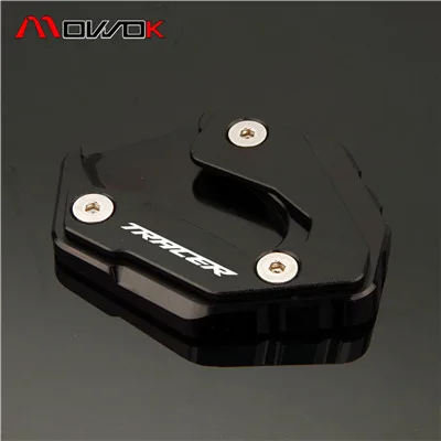 Tracer logo black Подходит для Yamaha MT09 MT 09- мотоциклетная боковая стойка расширение площадка для увеличения для Yamaha MT09 Tracer - Цвет: Tracer logo black