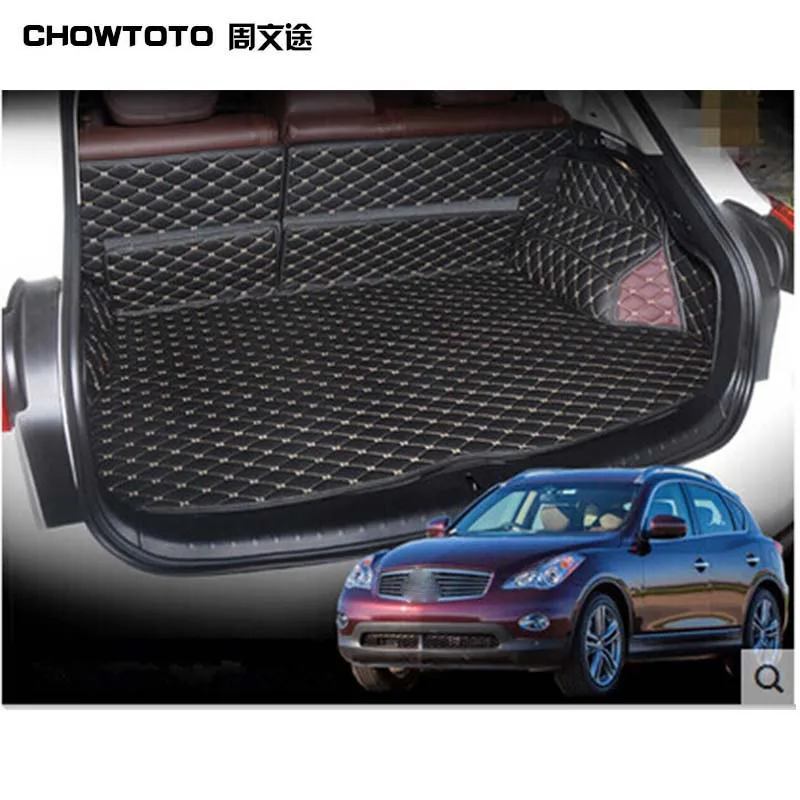 

CHOWTOTO AA Custom Special Trunk Mats For Infiniti QX50 Easy To Clean Waterproof Boot Carpets For QX50 Lagguge Pad