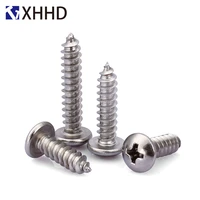 phillips pan round head self tapping electronic screw metric thread cross recessed self tapping bolt 304 stainless steel m6 m8