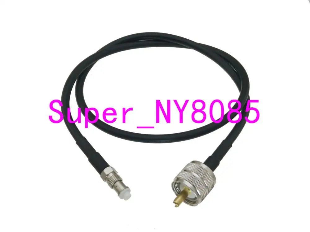 

RG58 UHF PL259 Male Plug to FME Female Jack Straight RF Jumper pigtail Cable 4inch~20M