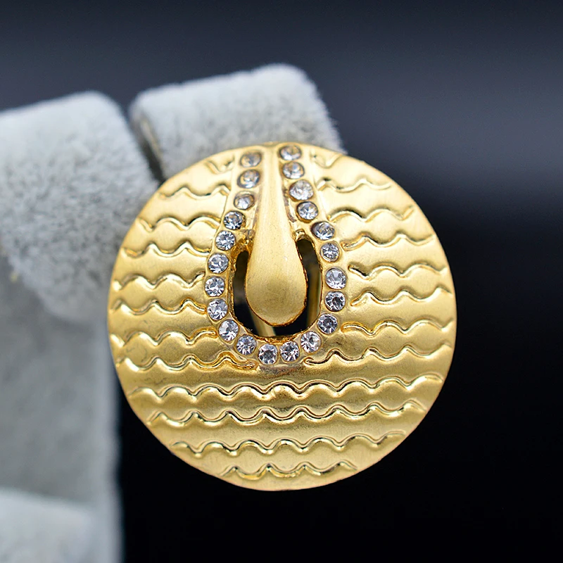 Женские Круглые Ювелирные наборы Sunny вечерние из циркония и сплава колье серьги