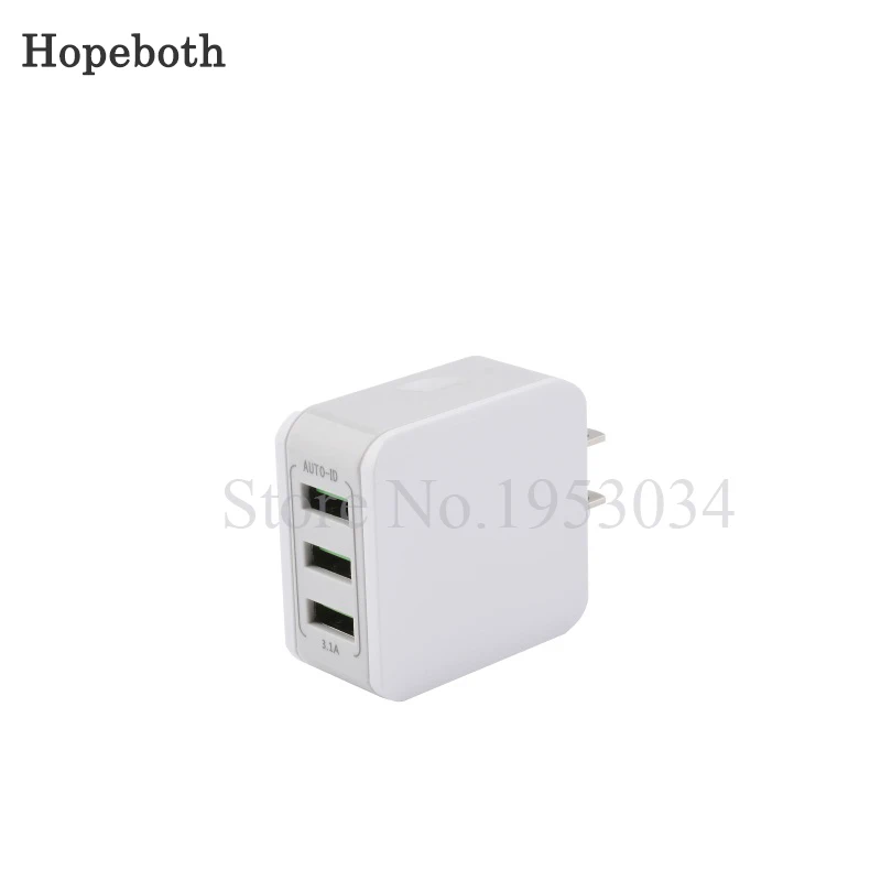 Сетевое зарядное устройство с 3 USB-портами и поддержкой быстрой зарядки |