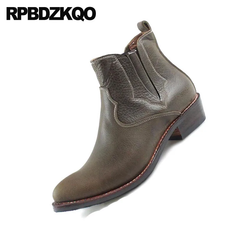 формальный 2018 высокий верх ботильоны челси батильоны обувь Плюс размер