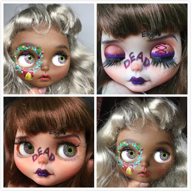 Изготовление на заказ кукла DIY цельная без одежды blyth для девочек Обнаженная 20181221
