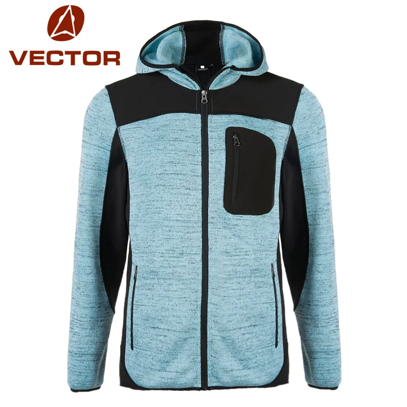 Мужская теплая зимняя куртка VECTOR вязаная Флисовая Polartec для кемпинга и походов