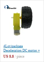 4WD умный робот шасси автомобиля наборы для arduino с датчиком скорости