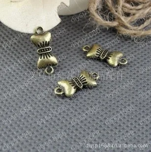 

100pcs/lot Zinc alloy bead Antique Bronze Plated Charms Pendants Fit Jewelry Necklace Findings 18*16MM butterfly Shape JJA1352