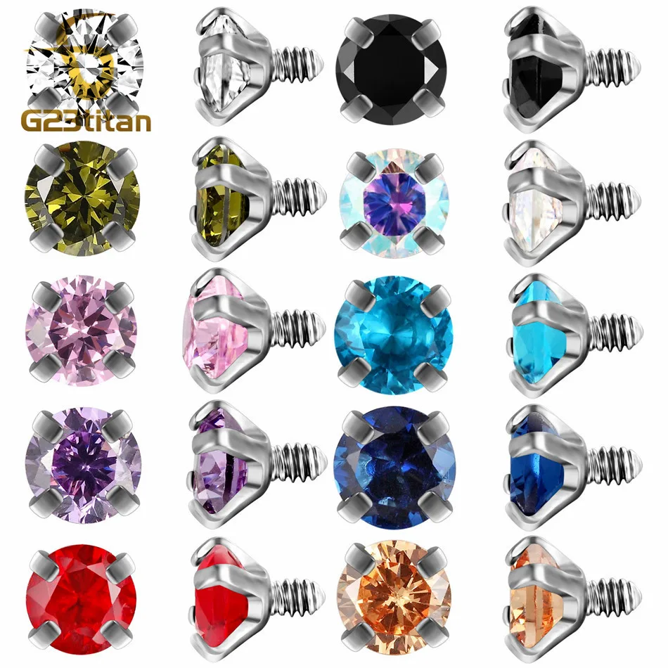 Серьги кольца G23titan из хирургической стали 10 цветов|Украшения для тела| |