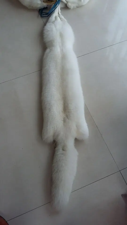 Натуральный Меховой чехол большого размера из белой лисы | Дом и сад