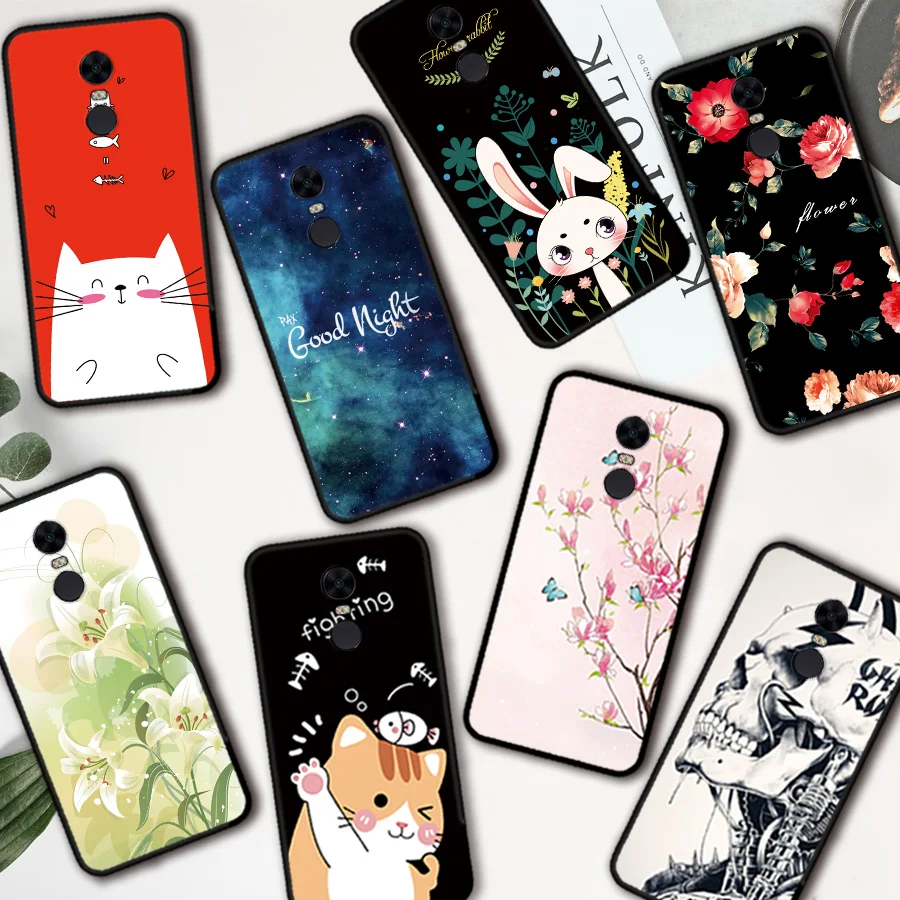 TPU 5 0 &quotXiaomi Redmi 5A чехол Чехол для телефон Мягкий с рисунком защитный Fundas Xiaomi 5a