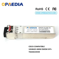 compatible with cisco 10gbase er dwdm sfp transceiver10g 40km c band 1563 86nm1528 77nm sfp optical modulefree shipping