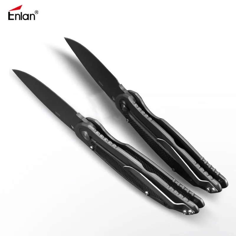 ENLAN EW091 8Cr13Mov лезвие Алюминий/G10 Ручка складной карман Открытый Отдых Выживание Карманный Утилита Охотничий Нож