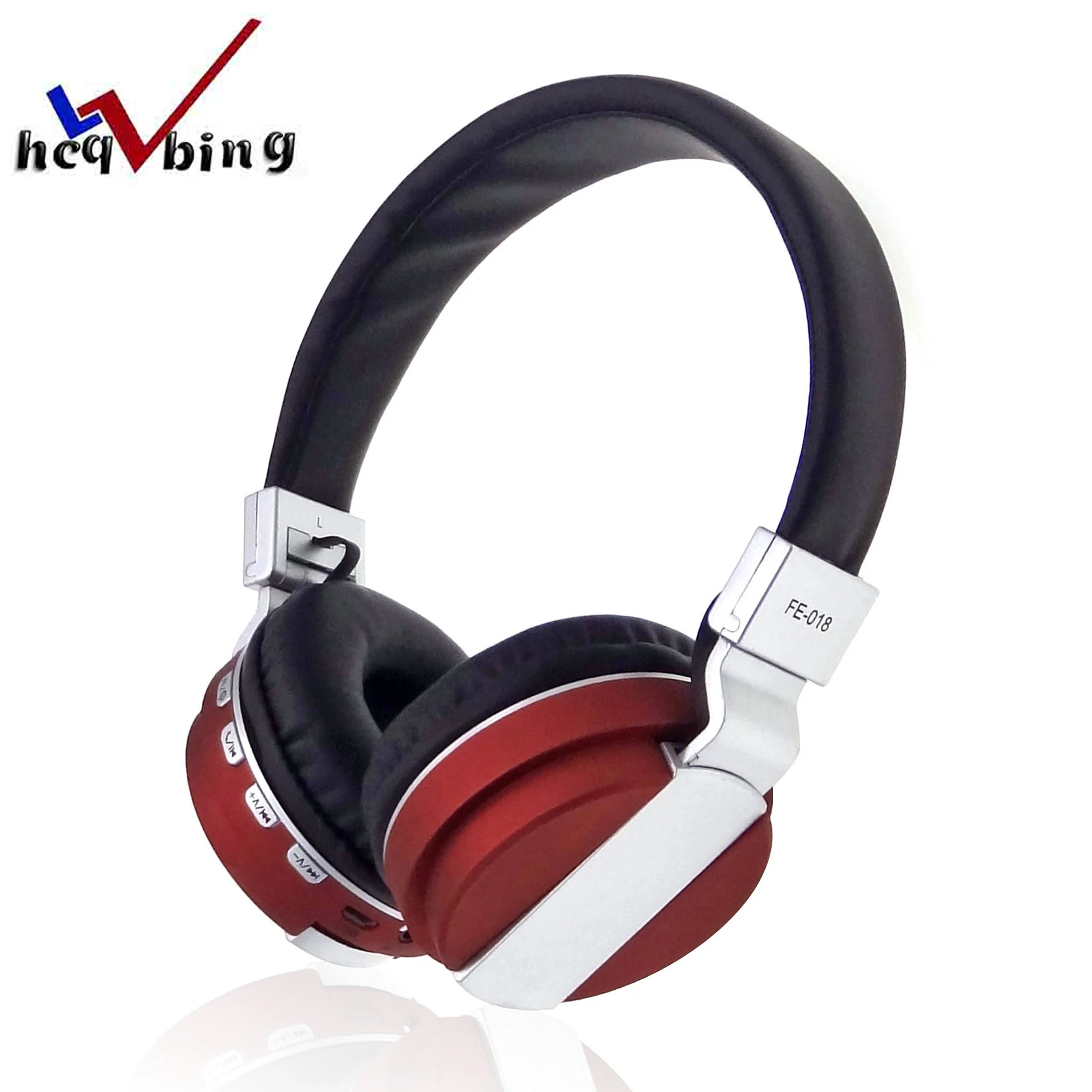 HCQWBING Новые складные наушники Беспроводная NFC bluetooth 4 2 + micro sd FM многофункциональная