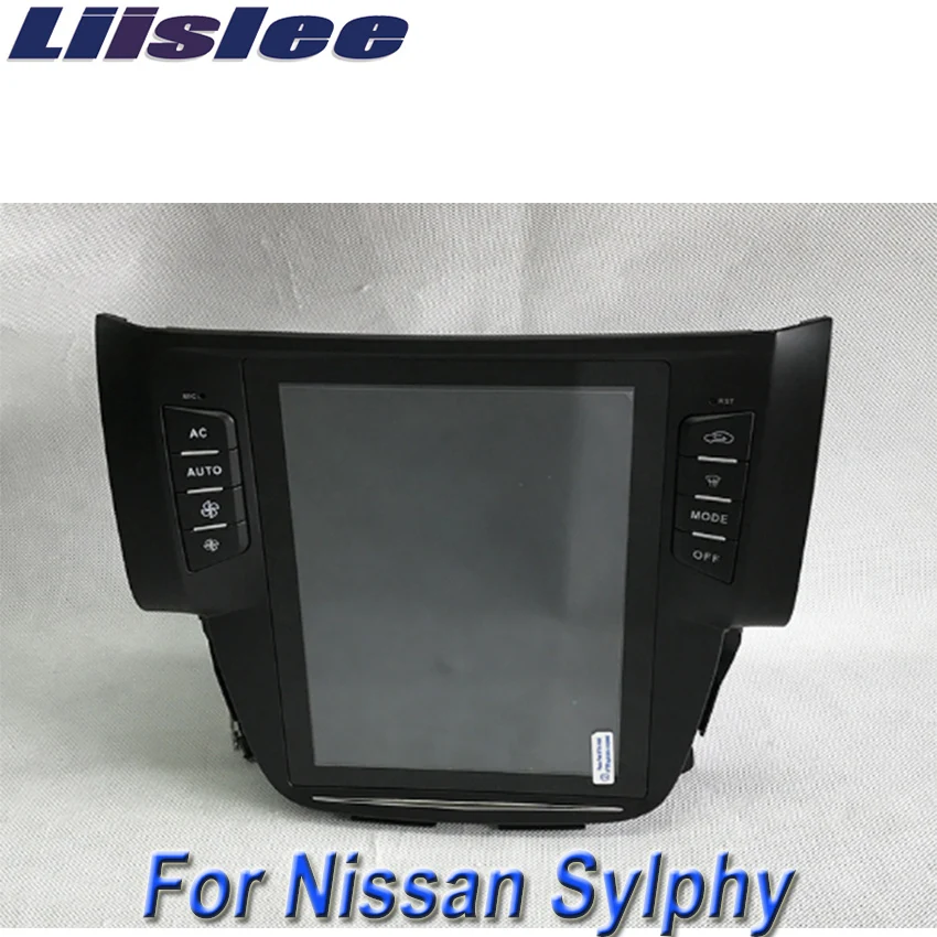 Liislee 2 din Android для Nissan Sylphy 2012~ большой экран Автомобильный мультимедийный плеер GPS навигация Видео Радио Carplay
