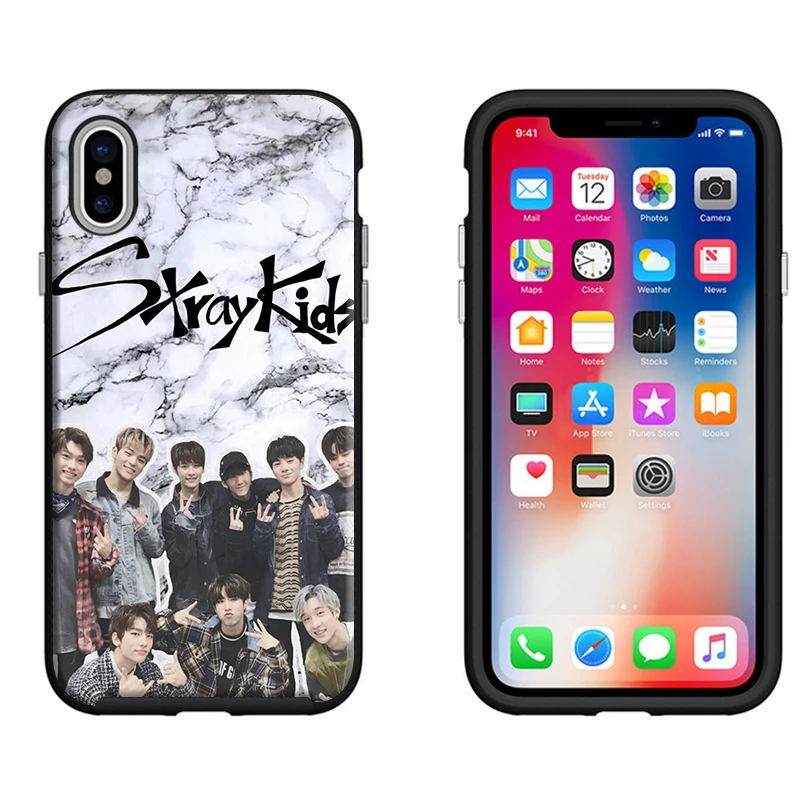 stray kids Men's combination For iPhone 5s 6 6s 7 8plus X XR XS Max Coque cases Samsung s9 s8 plus Soft Silicone Cover Case | Мобильные