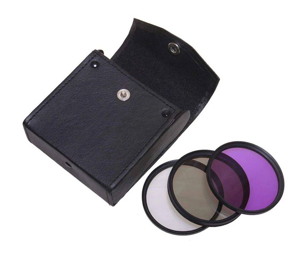 49 52 55 58 62 67 72 77 82 мм FLD UV CPL с коробкой 3 в 1 Набор фильтров для Объектива объектива Canon Nikon sony Pentax