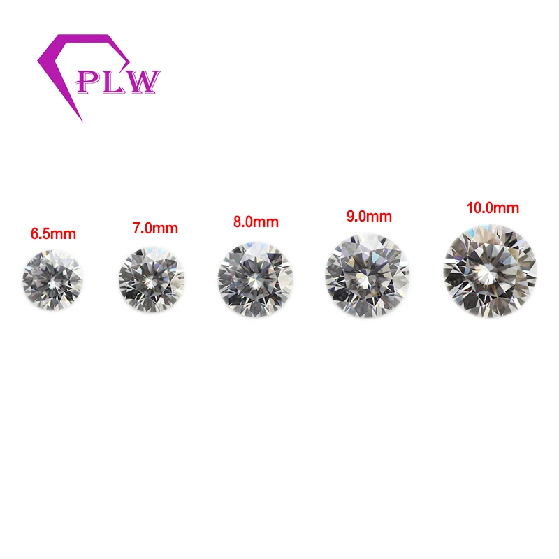 Включая сертификацию россыпью драгоценные камни 1 2 ct цвет GH 7 мм VVS 3ex круглый