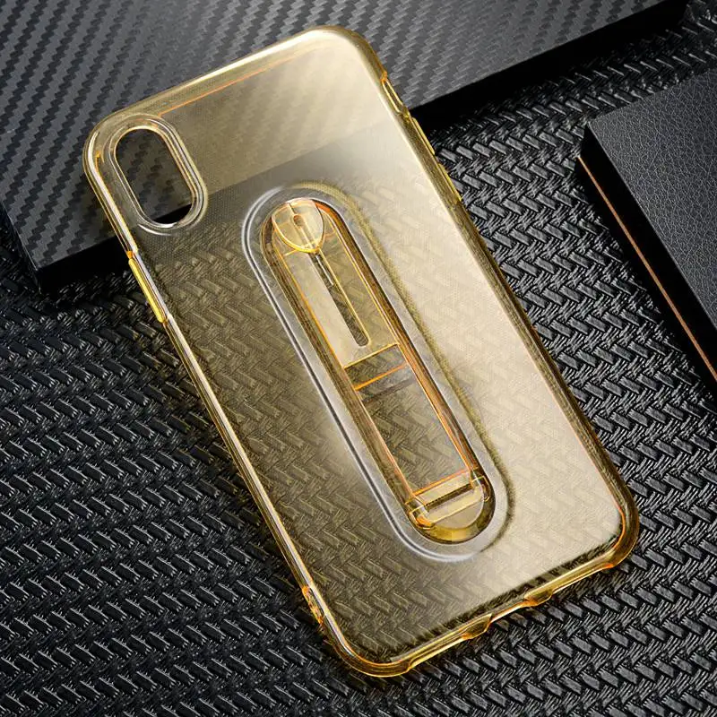 Золотой Для iphone 6 s 6S Plus 11Pro XS Max XR Силиконовое кольцо держатель чехол для телефона для iphone 8 7 Plus чехол для iphone 11 Pro iphone X чехол s - Цвет: Золотой