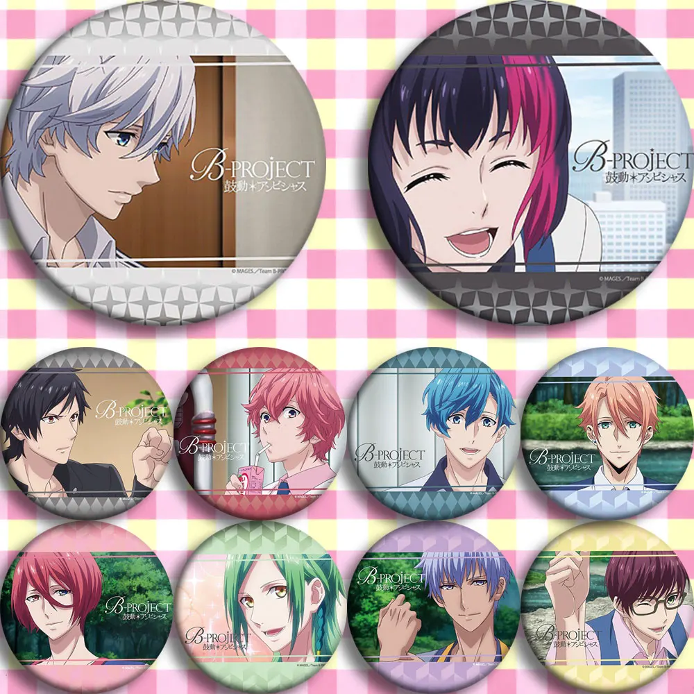 B project Ashu Yuuta Wasari Hiraku Sekimura Mikado Aizome Kento Kitakado Tomohisa косплей реквизит брошь значок
