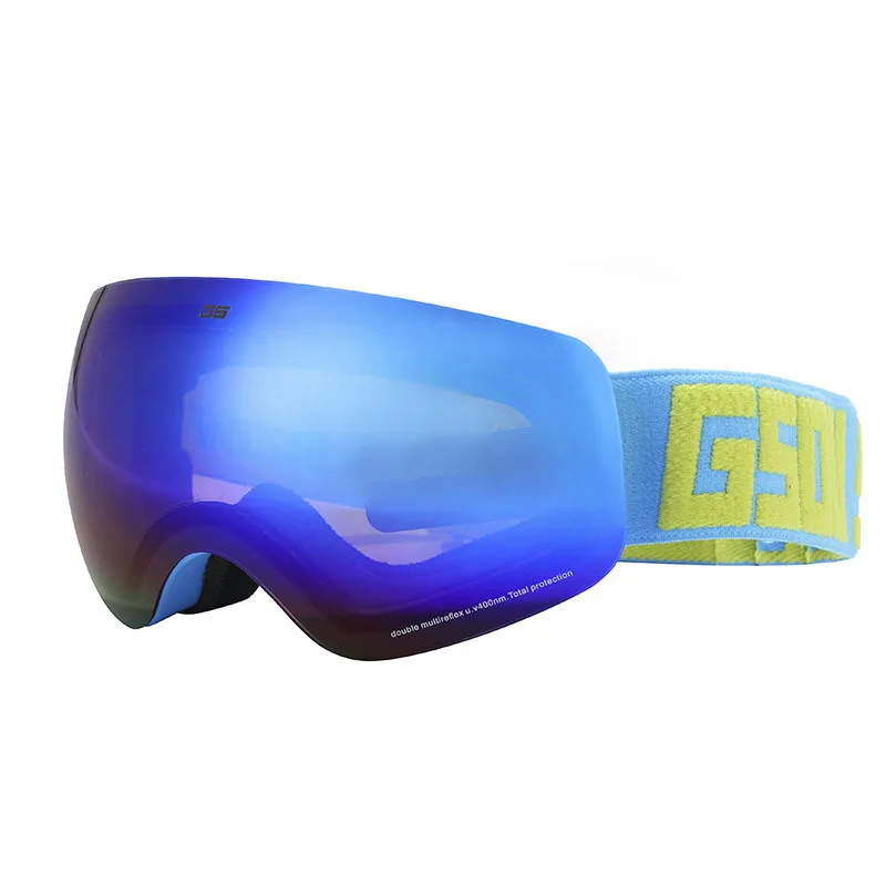 Genuine children ski goggles double anti fog UV large spherical Cocker glasses | Спорт и развлечения