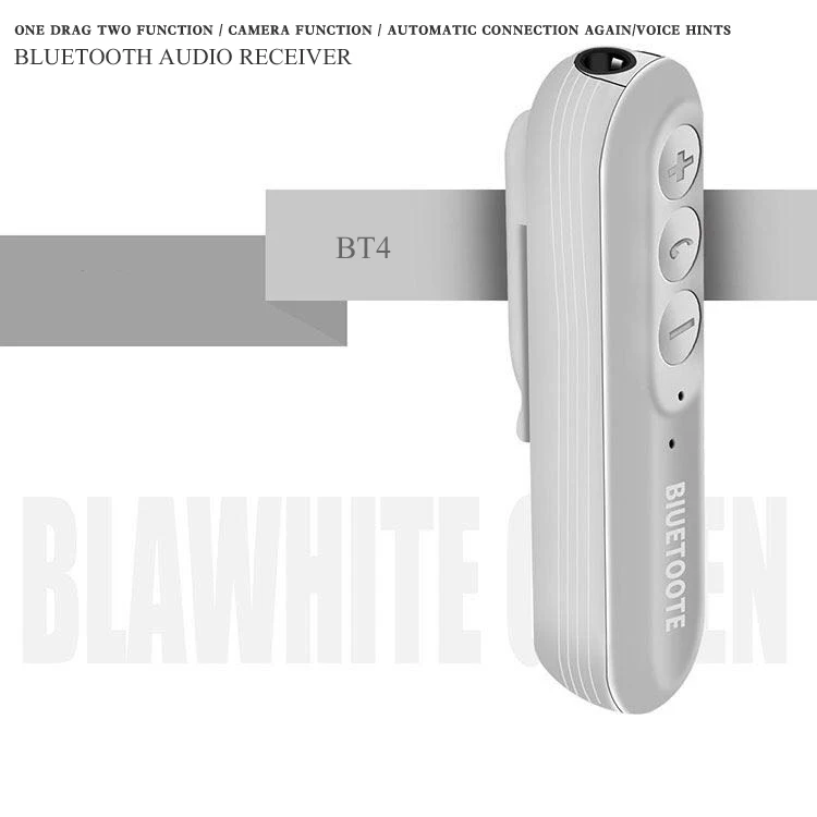 BT4 беспроводной Bluetooth аудио приемник 3 5 AUX музыкальный прием трансляция
