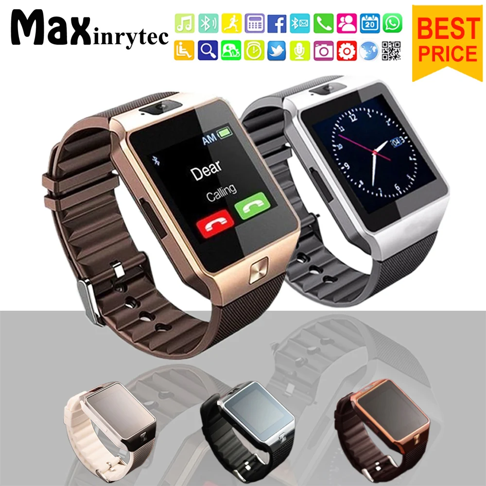 Смарт-часы Maxinrytec DZ09, умные часы для мужчин и женщин с камерой, слотом для sim-карты tf, шагомер, умный анти-потеря, фитнес-трекер, PK A1