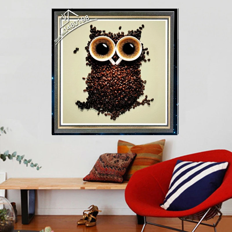 Бесплатная доставка украшения для кафе-бара алмазная живопись новое рукоделие