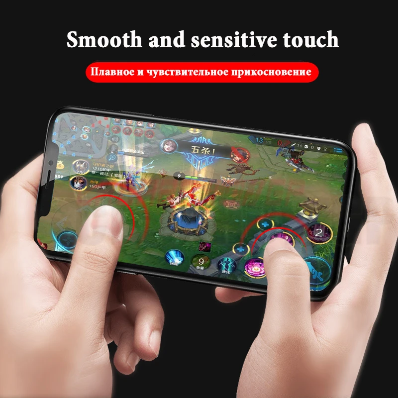 Закаленное стекло 9H для iPhone 6 6S 7 8 Plus 10 X XS Max XR Защита экрана SE 5SE 5 5C 4 полное покрытие