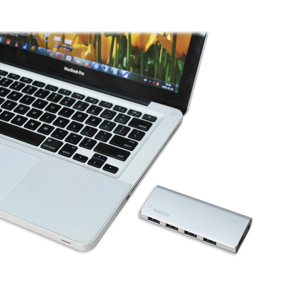 Belkin оригинальный USB3.0 4 Prot концентратор с USB 3 0 кабель для MacBook Pro Ultrabook внешний