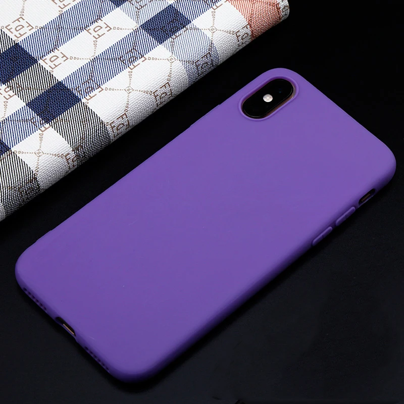Мягкий силиконовый чехол для iPhone 6 S 6 S 7 8 Plus 5 5S X 10 XR XS Max 6Plus 6splus 7Plus чехол милый яркий противоударный резиновый чехол