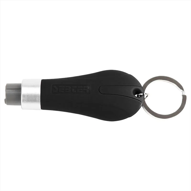 

Car Seat Safety Hammer Glass Breaker Lifesaving Escape Rescue Tool Seat Belt Cutter Hammer Keychain Auto Self-Help Accessories