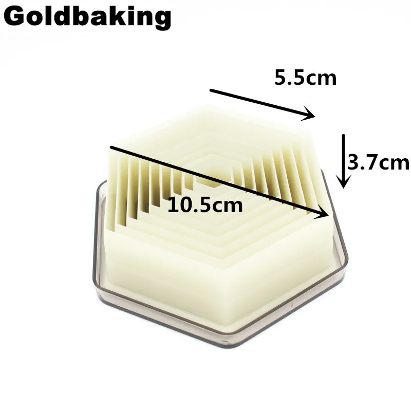 9 шт шестигранное печенье форменное резак для печенья набор|cookie cutter set|cookie cutterbiscuit