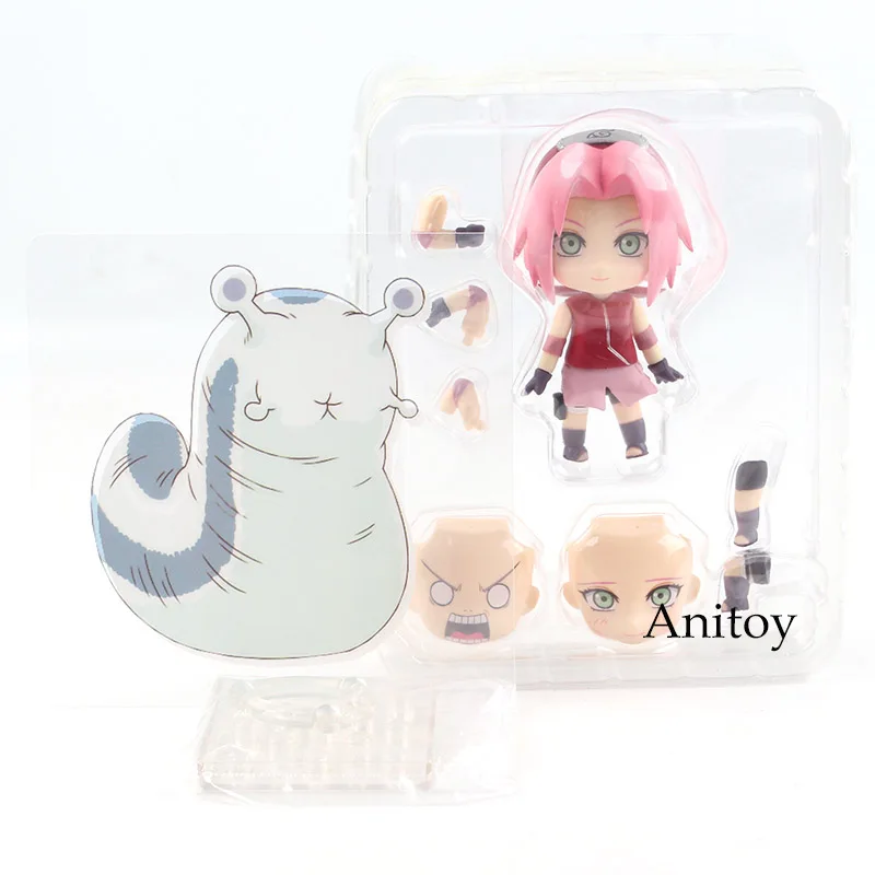 Аниме Наруто Сакура Харуно фигурка Nendoroid 833 ПВХ Наруто-куклы Коллекционная модель игрушки - Цвет: in bag